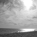 Sun Clouds and Beach